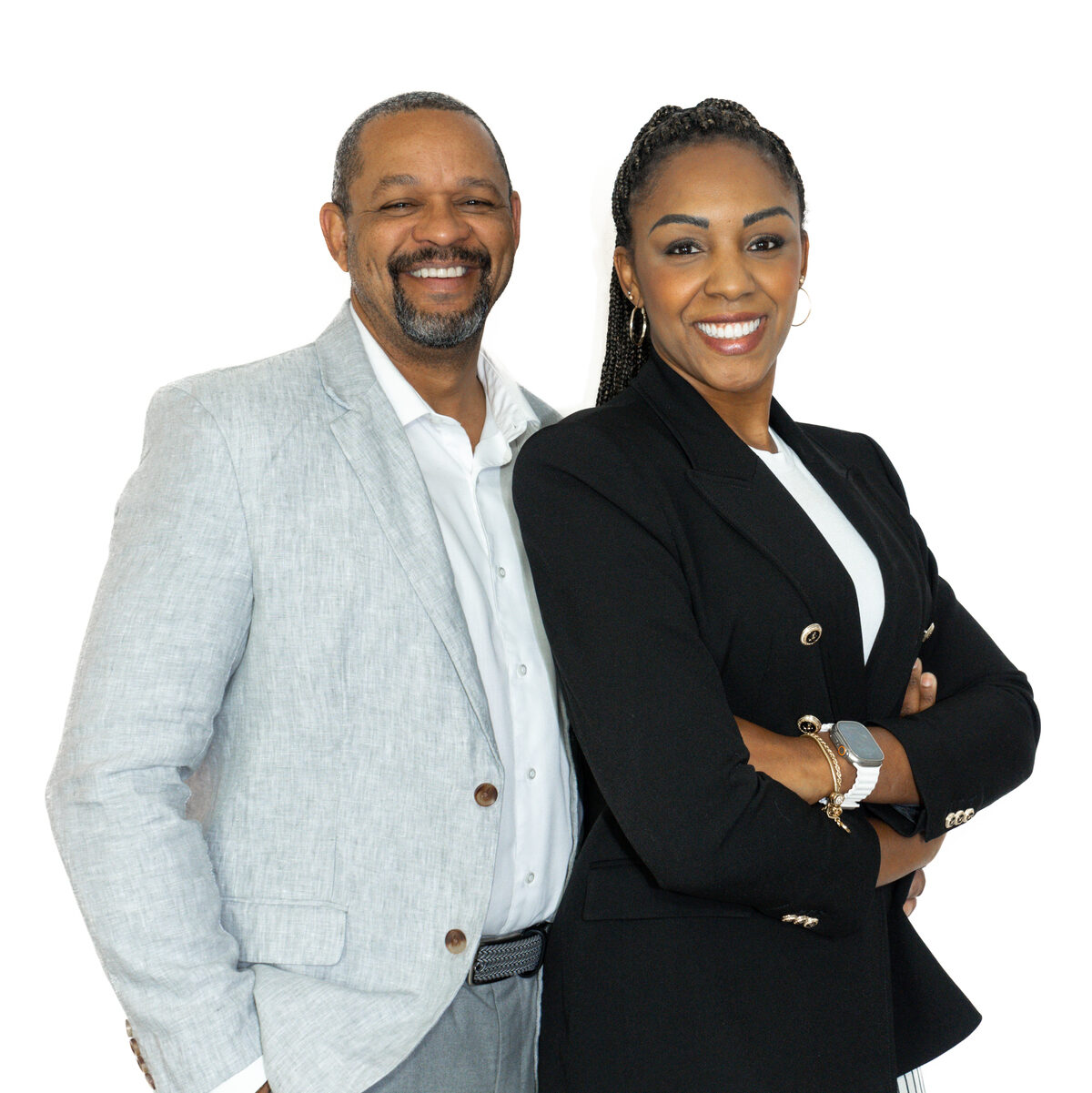 Photo of the couple responsible for RJ Home Cleaning, a residential and commercial cleaning service company